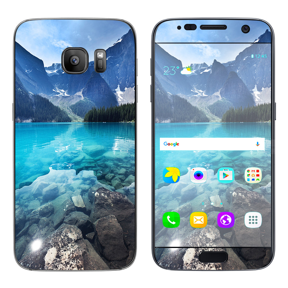  Mountain Lake, Clear Water Samsung Galaxy S7 Skin
