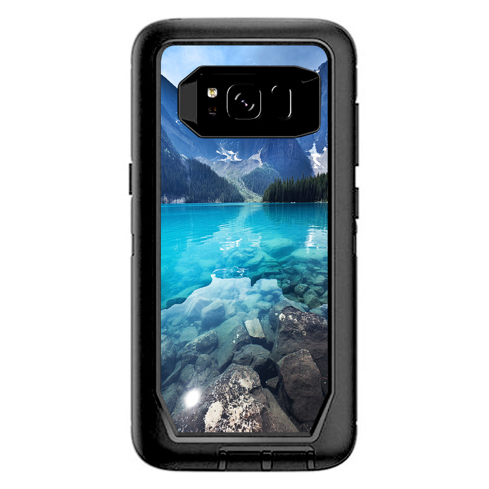  Mountain Lake, Clear Water Otterbox Defender Samsung Galaxy S8 Skin