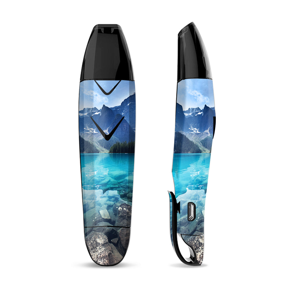 Skin Decal Vinyl Wrap for Suorin Vagon  Vape / Mountain lake, clear water