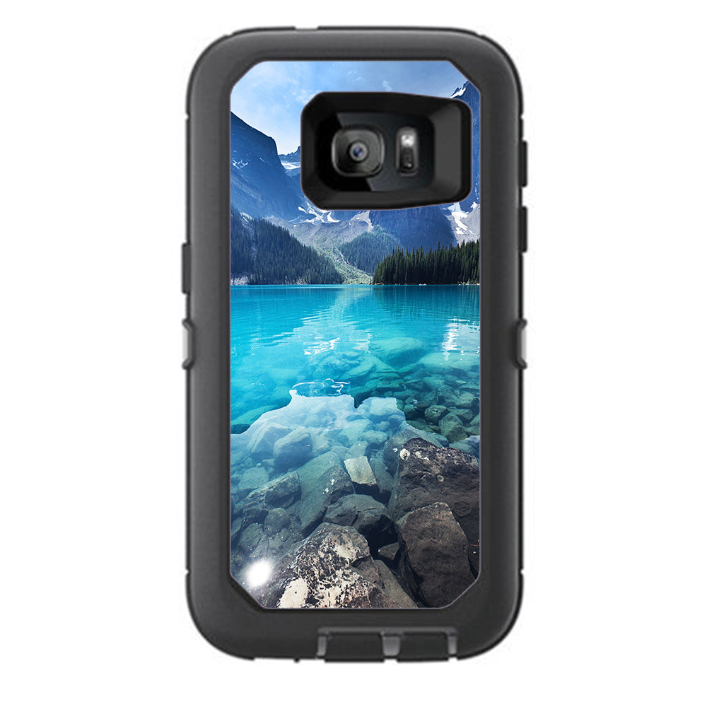  Mountain Lake, Clear Water Otterbox Defender Samsung Galaxy S7 Skin