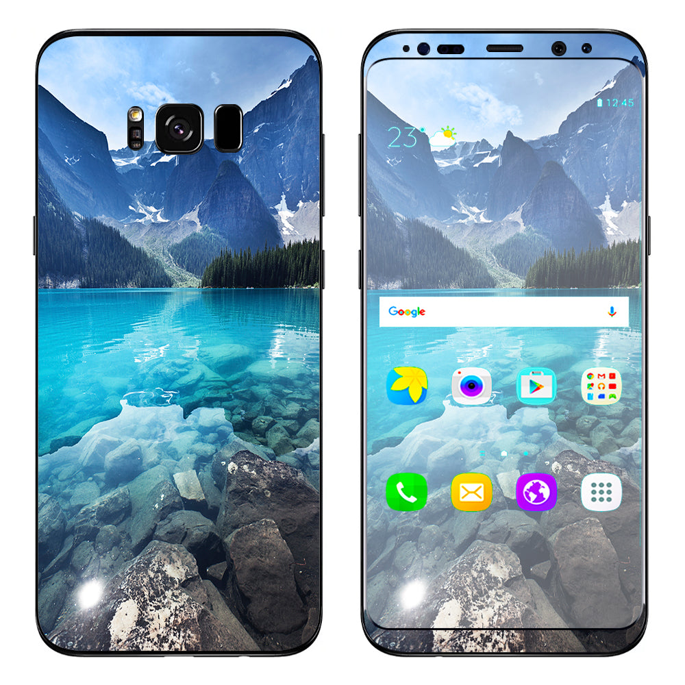  Mountain Lake, Clear Water Samsung Galaxy S8 Plus Skin