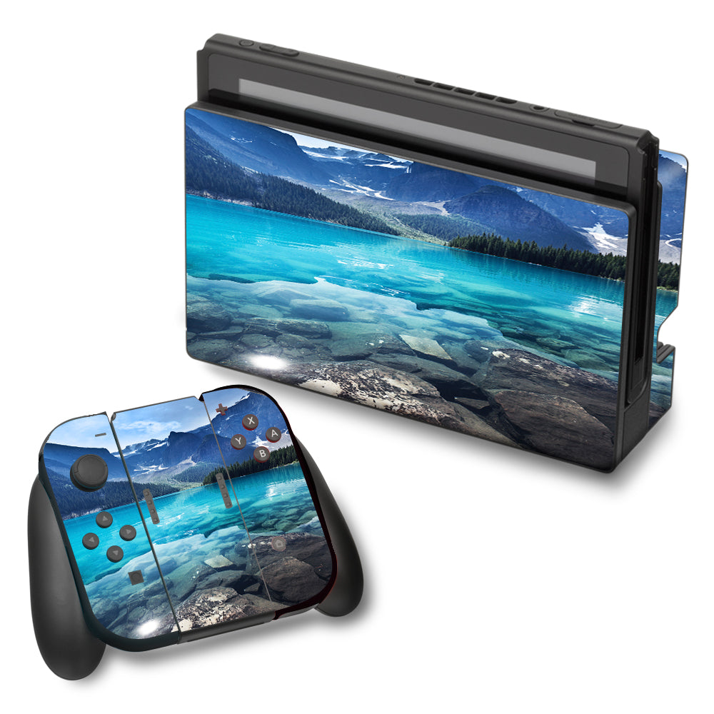  Mountain Lake, Clear Water Nintendo Switch Skin