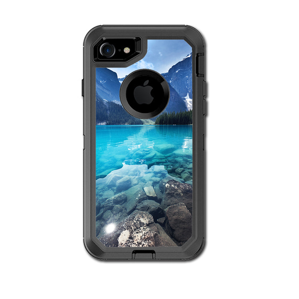  Mountain Lake, Clear Water Otterbox Defender iPhone 7 or iPhone 8 Skin