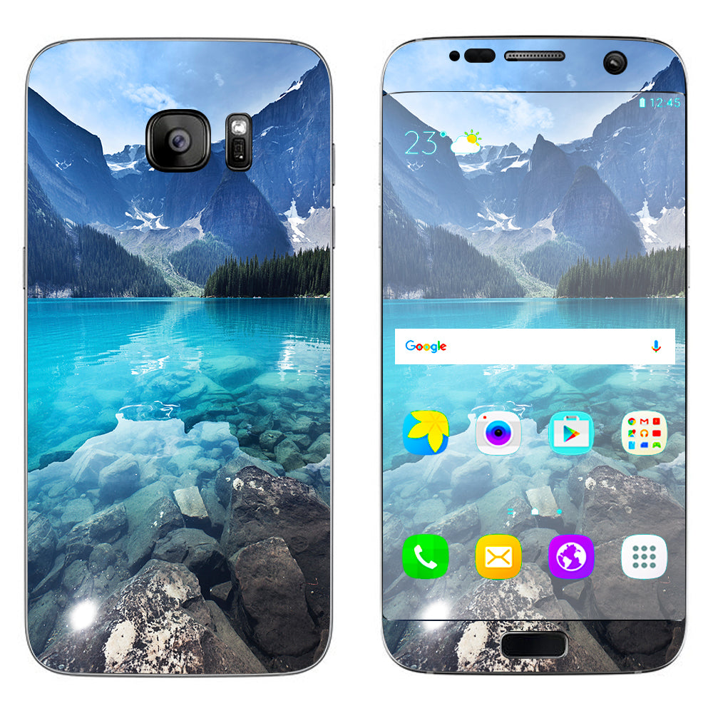  Mountain Lake, Clear Water Samsung Galaxy S7 Edge Skin