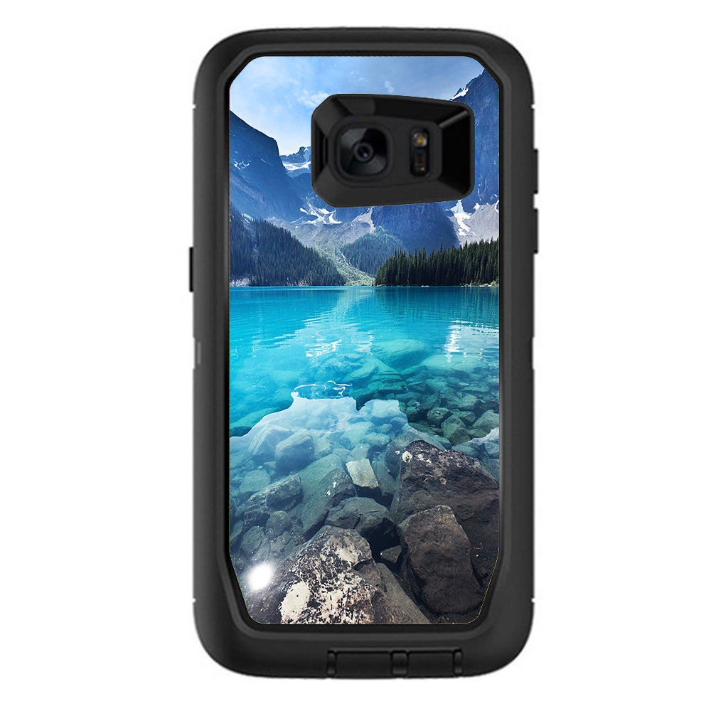  Mountain Lake, Clear Water Otterbox Defender Samsung Galaxy S7 Edge Skin