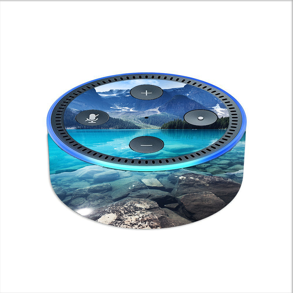  Mountain Lake, Clear Water Amazon Echo Dot 2nd Gen Skin