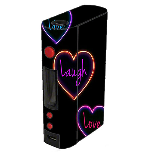  Neon Hearts, Live,Love,Life Kangertech Kbox 200w Skin