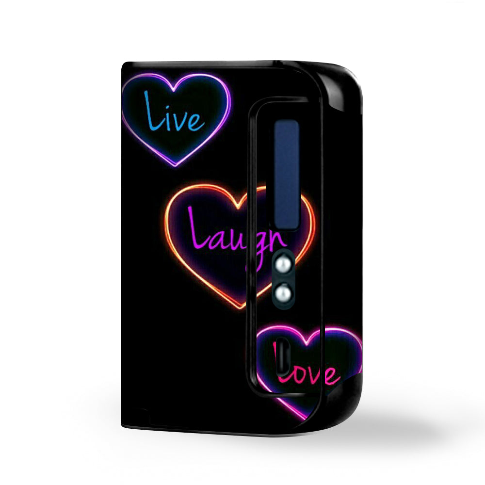  Neon Hearts, Live,Love,Life Smok Osub King Skin