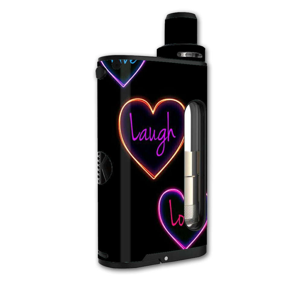  Neon Hearts, Live,Love,Life Kangertech Cupti Skin