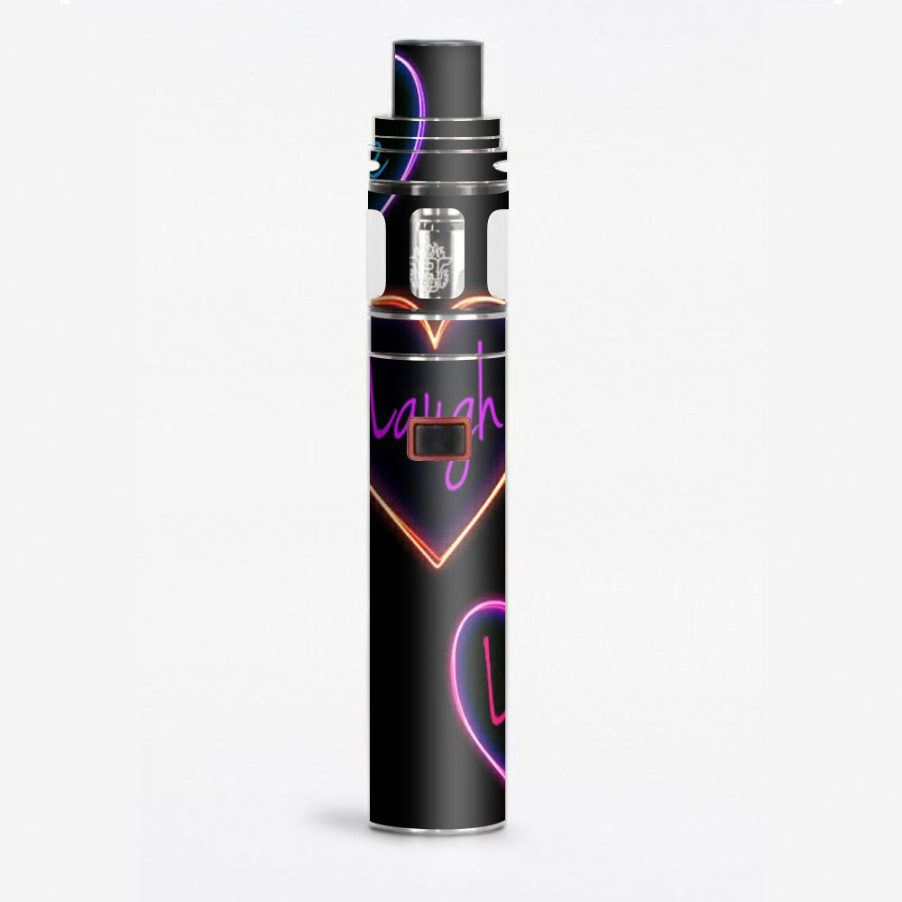  Neon Hearts, Live,Love,Life Smok Stick X8 Skin