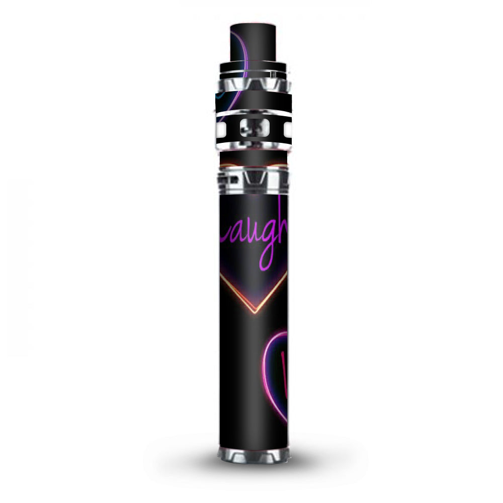  Neon Hearts, Live,Love,Life Stick Prince TFV12 Smok Skin