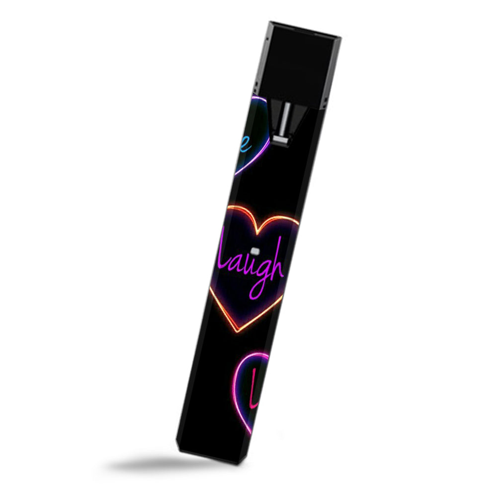  Neon Hearts, Live,Love,Life Smok Fit Ultra Portable Skin