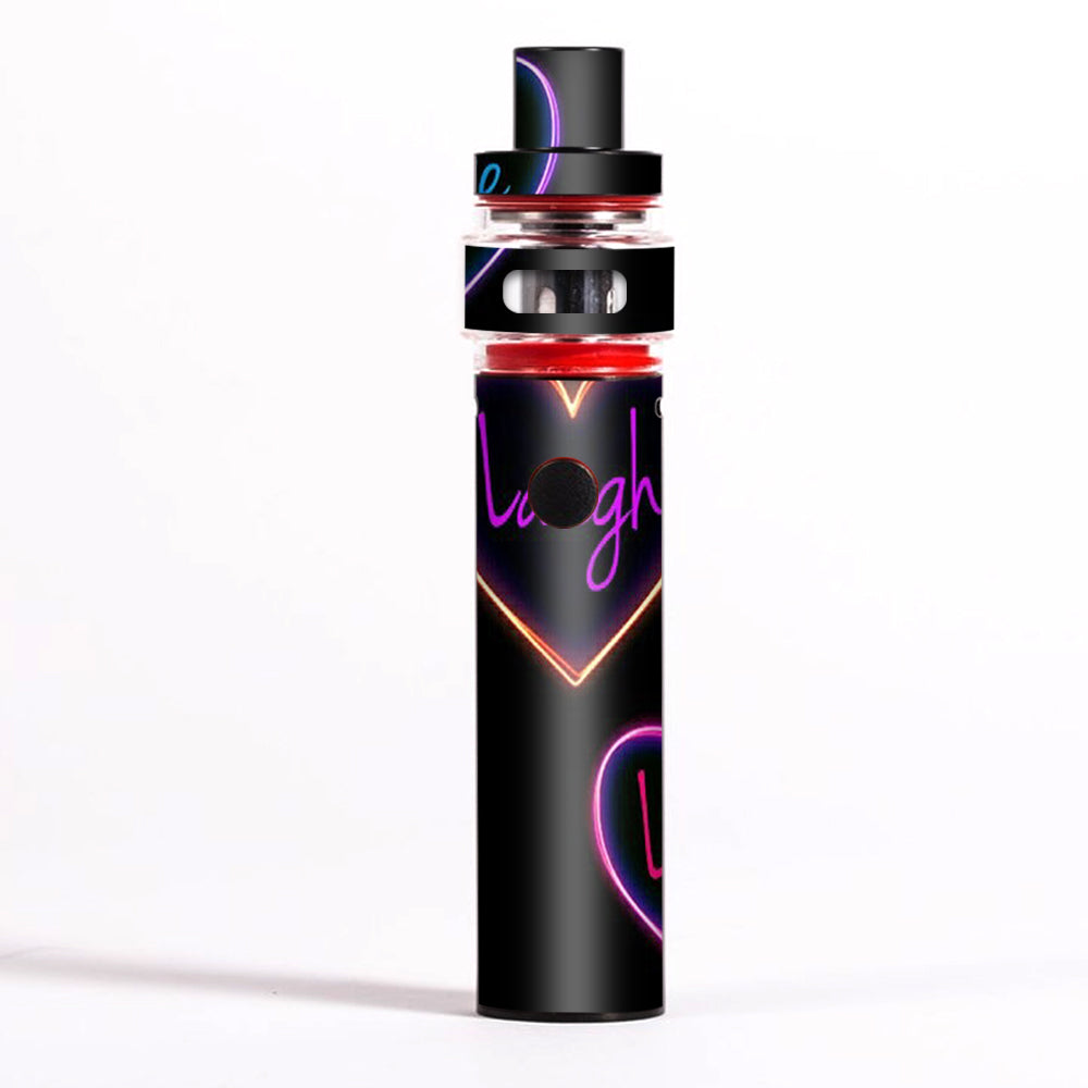  Neon Hearts, Live,Love,Life Smok Pen 22 Light Edition Skin