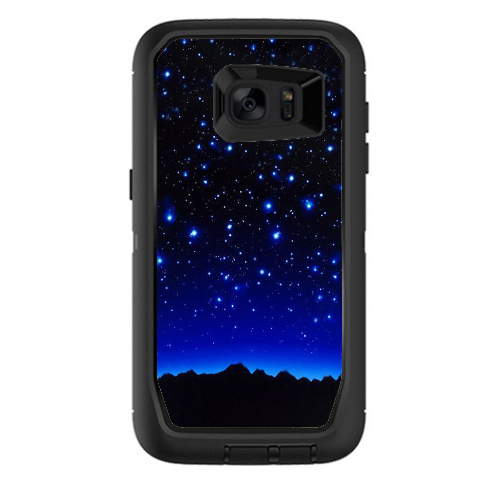  Stars Over Glowing Sky Otterbox Defender Samsung Galaxy S7 Edge Skin