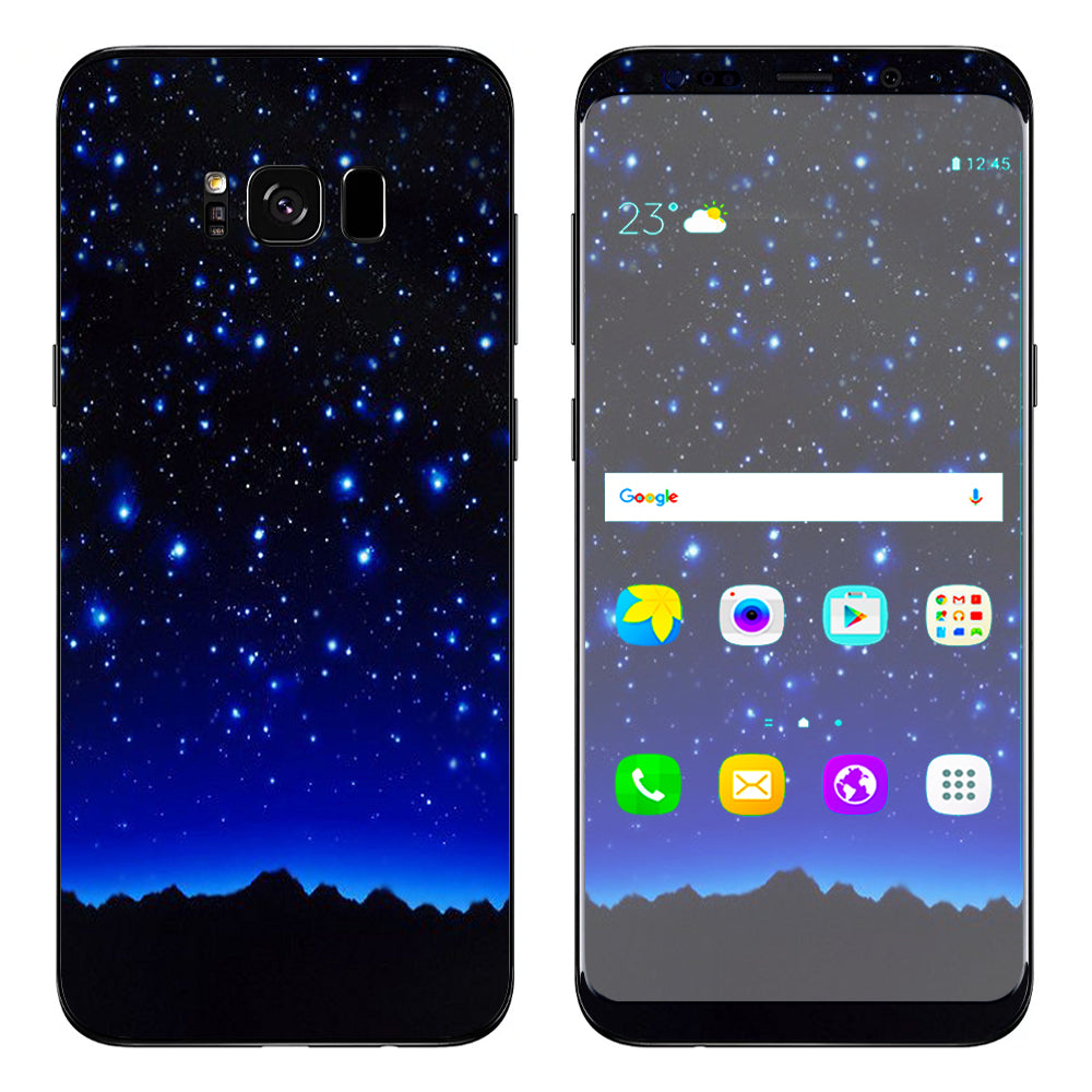  Stars Over Glowing Sky Samsung Galaxy S8 Plus Skin