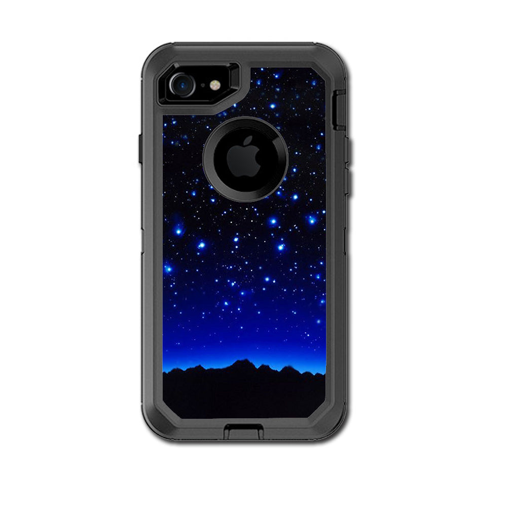  Stars Over Glowing Sky Otterbox Defender iPhone 7 or iPhone 8 Skin