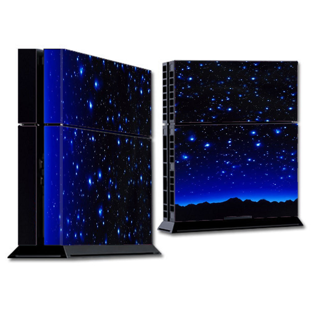  Stars Over Glowing Sky Sony Playstation PS4 Skin