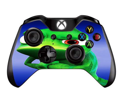 Green Dino, Dinosaur, Gecko,Lizard Microsoft Xbox One Controller Skin