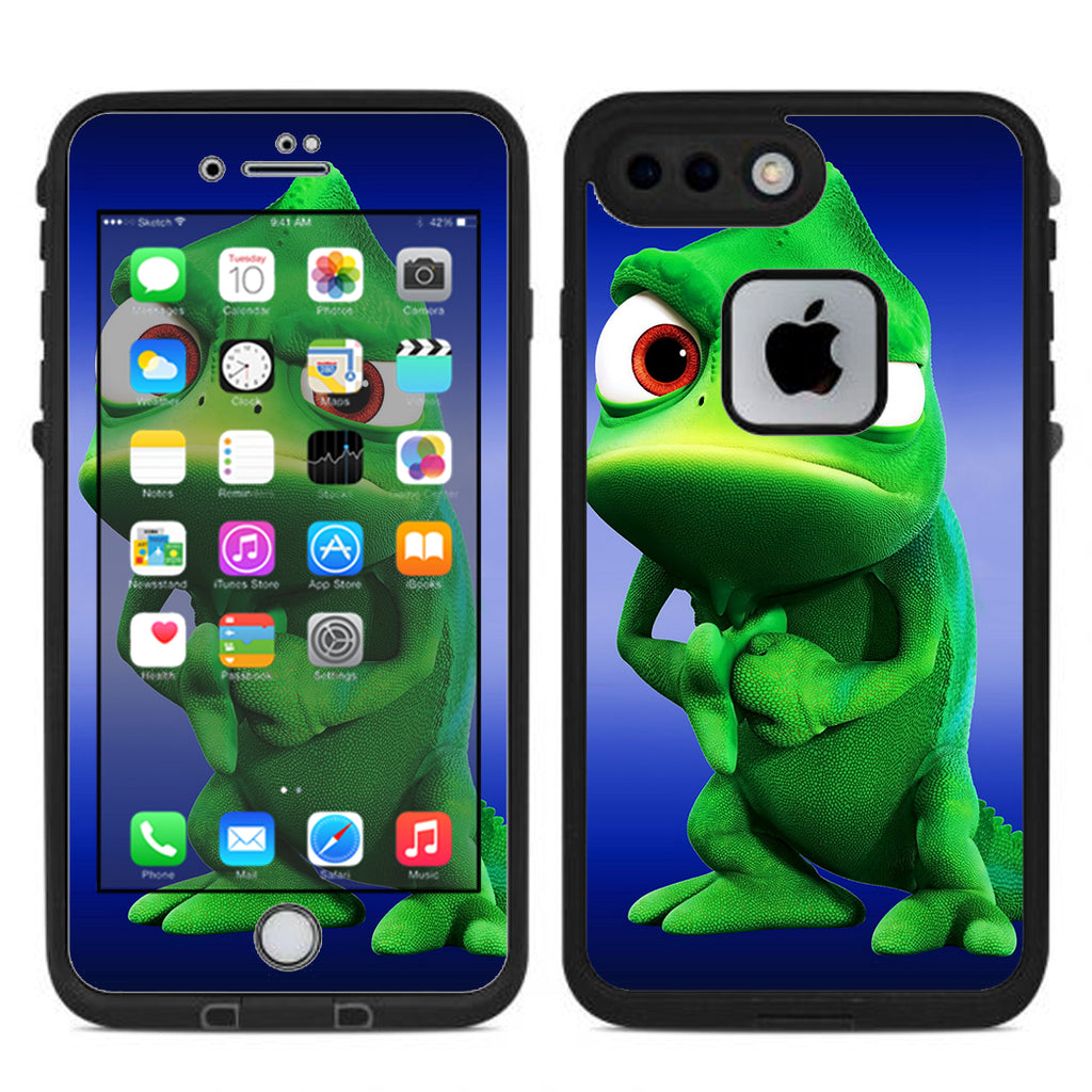  Green Dino, Dinosaur, Gecko,Lizard Lifeproof Fre iPhone 7 Plus or iPhone 8 Plus Skin