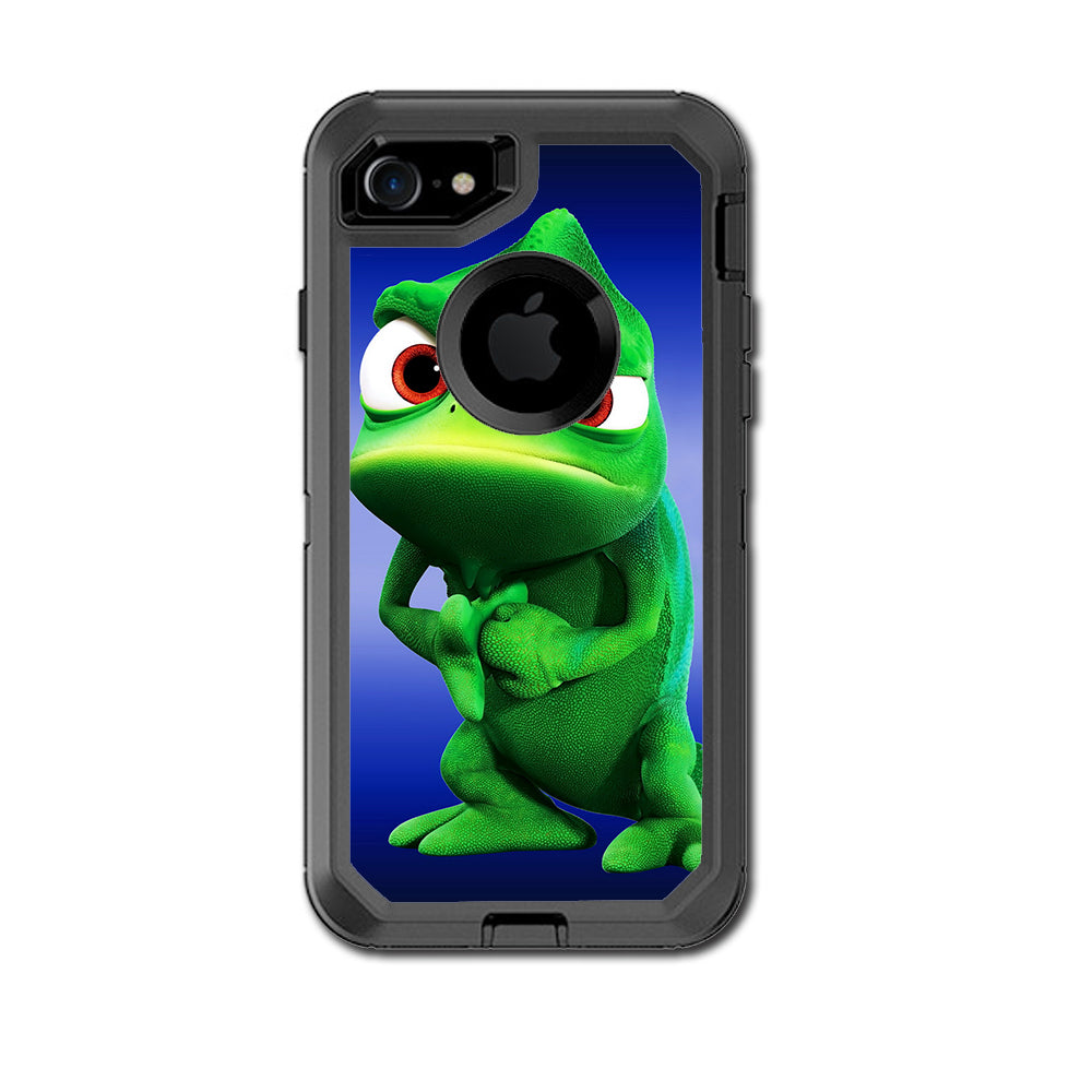  Green Dino, Dinosaur, Gecko,Lizard Otterbox Defender iPhone 7 or iPhone 8 Skin