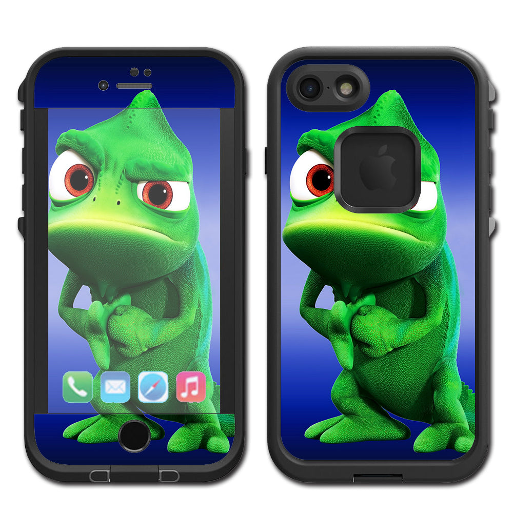 Green Dino, Dinosaur, Gecko,Lizard Lifeproof Fre iPhone 7 or iPhone 8 Skin