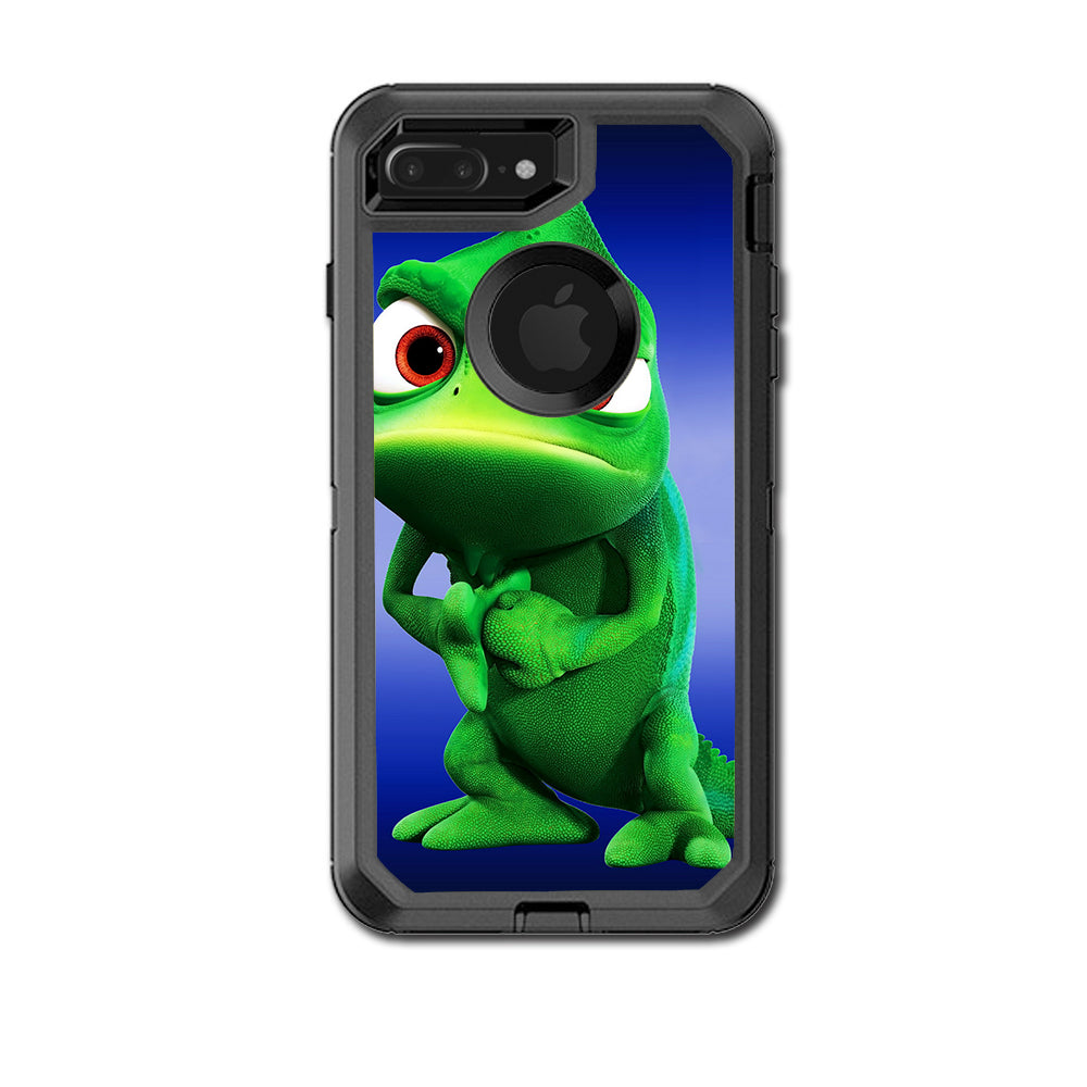  Green Dino, Dinosaur, Gecko,Lizard Otterbox Defender iPhone 7+ Plus or iPhone 8+ Plus Skin