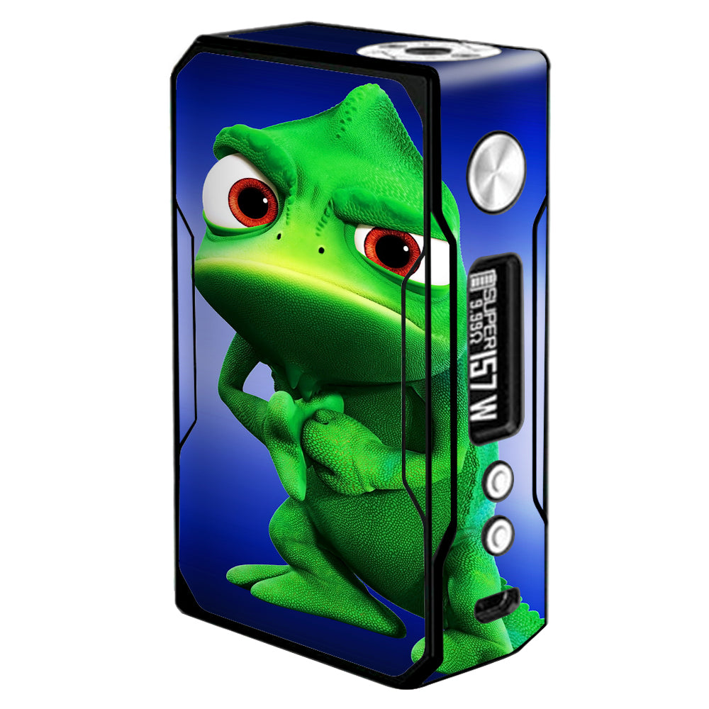  Green Dino, Dinosaur, Gecko,Lizard Voopoo Drag 157w Skin
