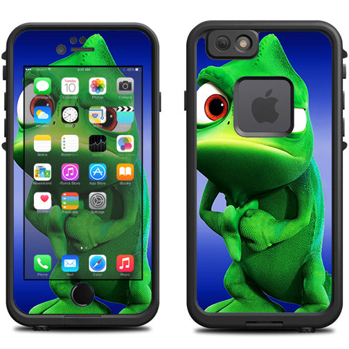  Green Dino, Dinosaur, Gecko,Lizard Lifeproof Fre iPhone 6 Skin