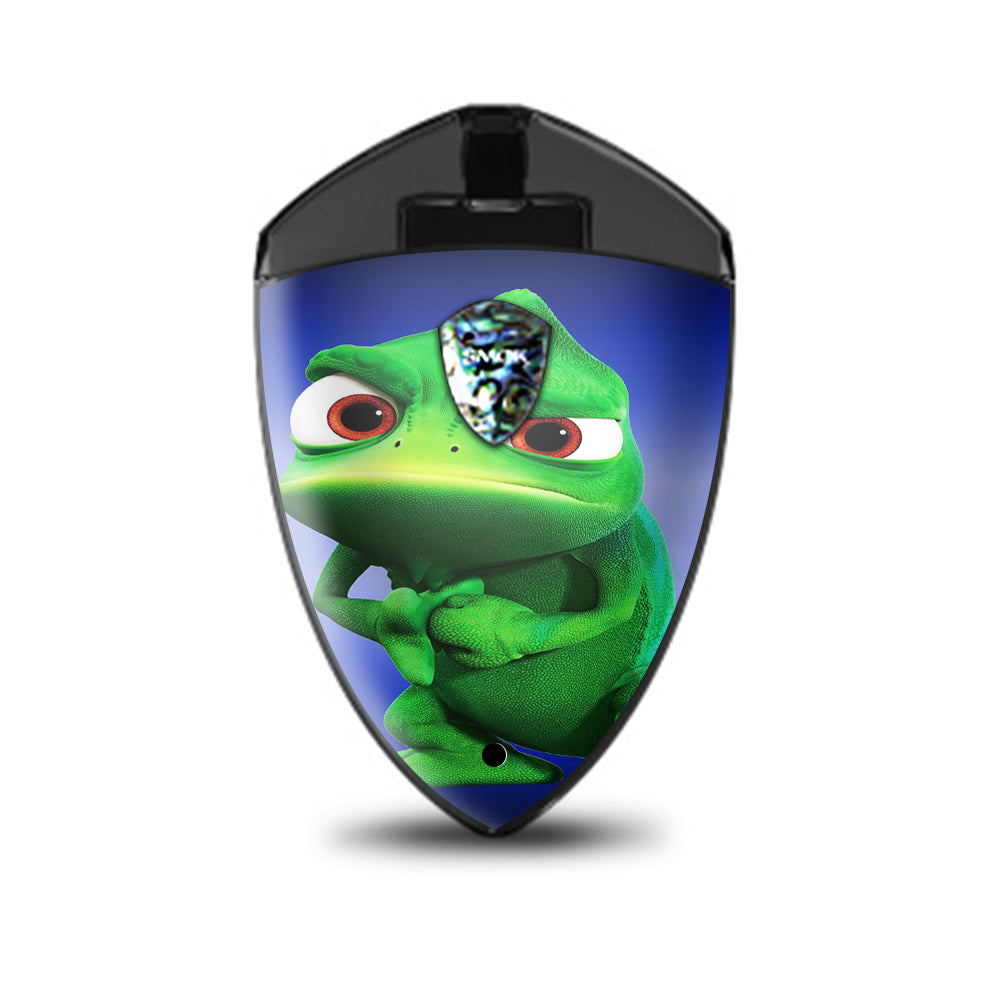  Green Dino, Dinosaur, Gecko,Lizard Smok Rolo Badge Skin