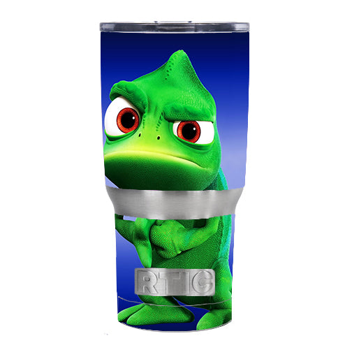 Green Dino, Dinosaur, Gecko,Lizard RTIC 20oz Tumbler Skin