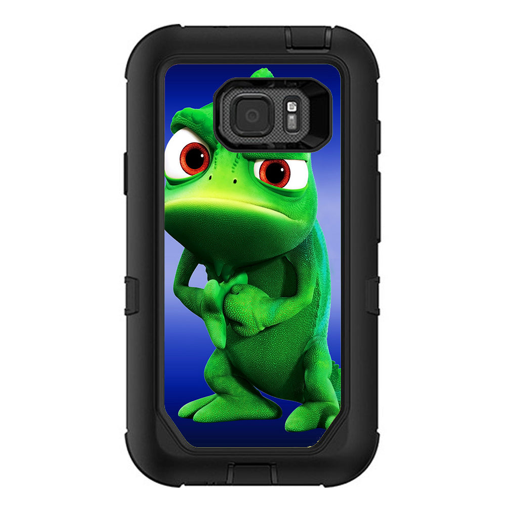  Green Dino, Dinosaur, Gecko,Lizard Otterbox Defender Samsung Galaxy S7 Active Skin