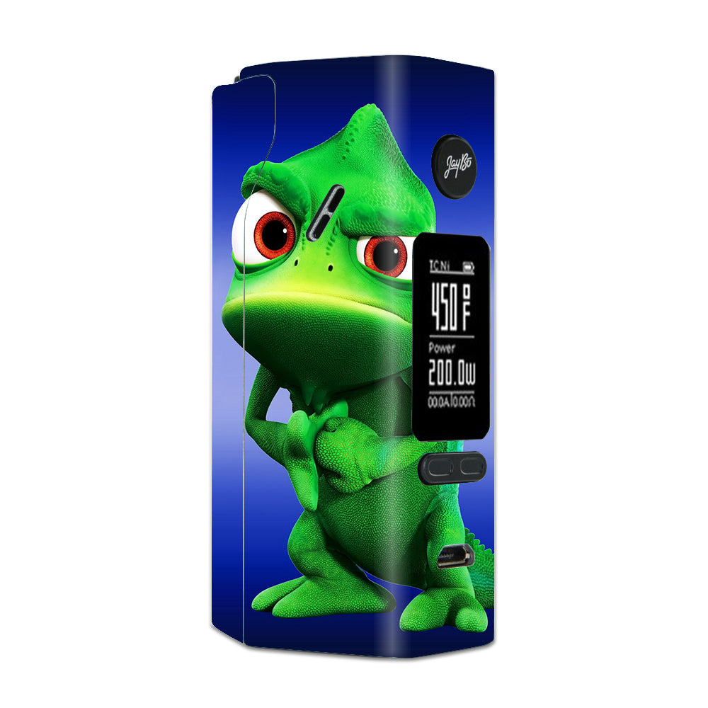  Green Dino, Dinosaur, Gecko,Lizard Wismec Reuleaux RX 2/3 combo kit Skin