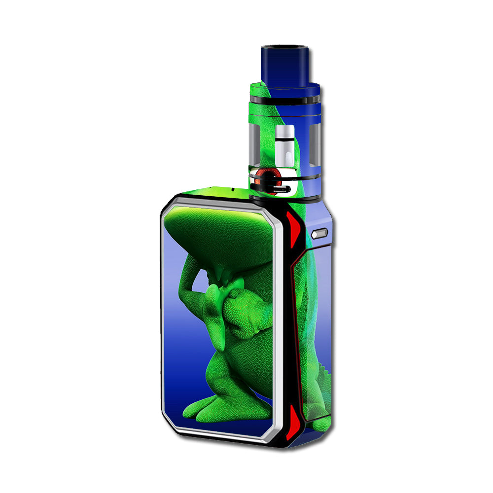 Green Dino, Dinosaur, Gecko,Lizard Smok G-Priv 220W Skin