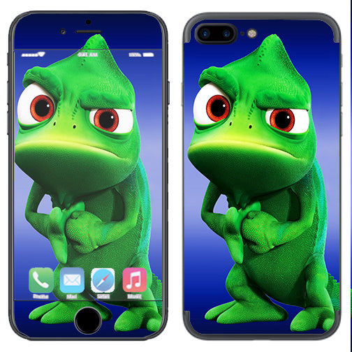  Green Dino, Dinosaur, Gecko,Lizard Apple  iPhone 7+ Plus / iPhone 8+ Plus Skin