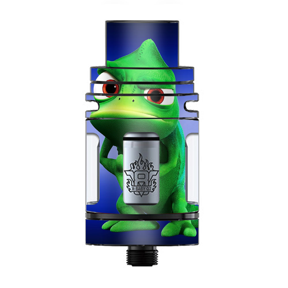  Green Dino, Dinosaur, Gecko,Lizard TFV8 X-baby Tank Smok Skin