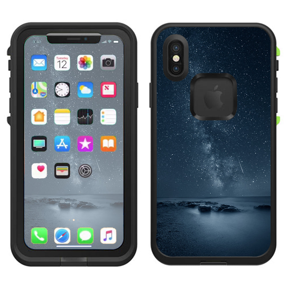  Reflecting Infinity Northern Lights Lifeproof Fre Case iPhone X Skin