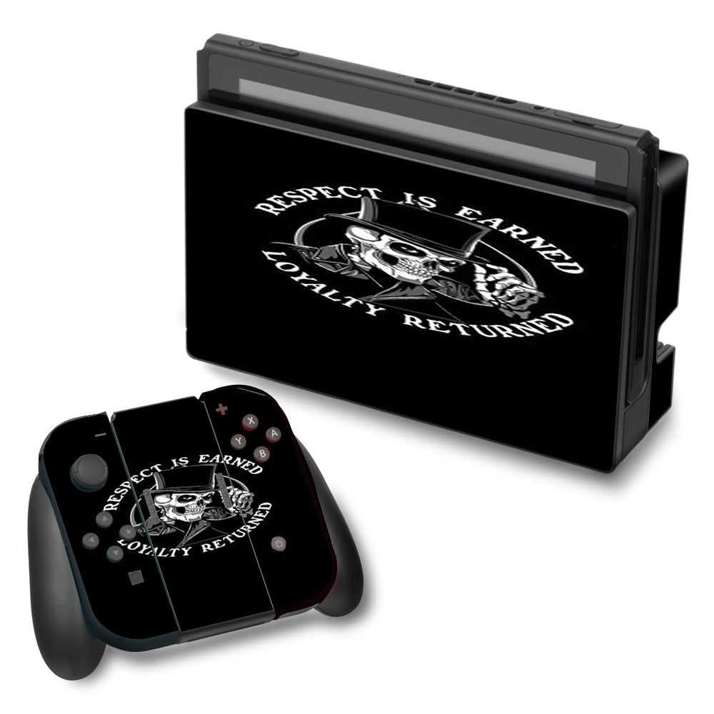  Respect Is Earned,Loyalty Returned Nintendo Switch Skin