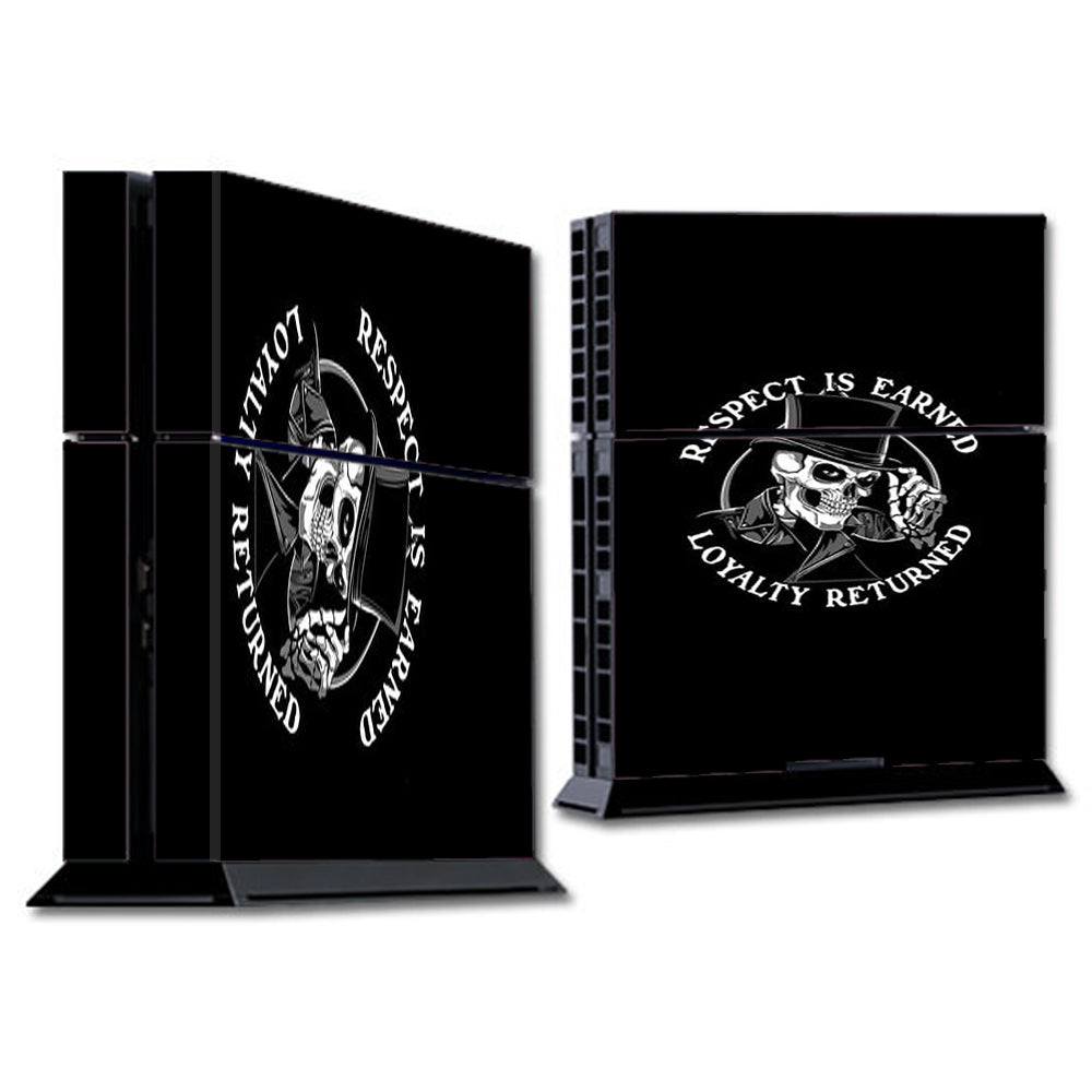  Respect Is Earned,Loyalty Returned Sony Playstation PS4 Skin