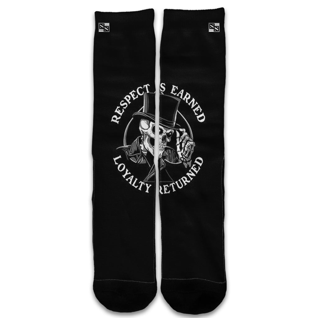  Respect Is Earned,Loyalty Returned Universal Socks