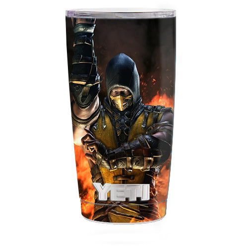  Scorpion Fighter Yeti 20oz Rambler Tumbler Skin