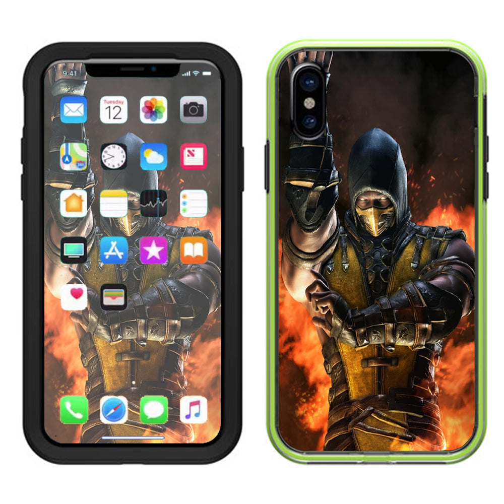  Scorpion Fighter Lifeproof Slam Case iPhone X Skin