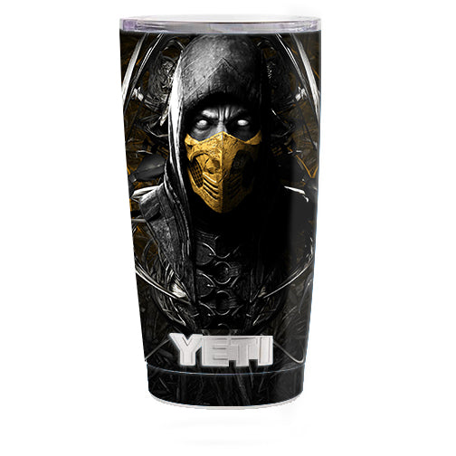  Scorpion Ninja Masked Yeti 20oz Rambler Tumbler Skin