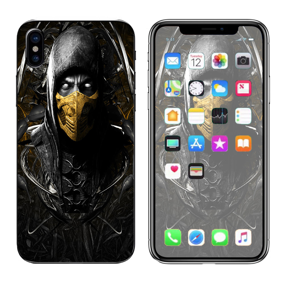  Scorpion Ninja Masked Apple iPhone X Skin