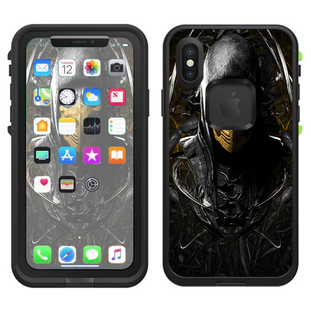  Scorpion Ninja Masked Lifeproof Fre Case iPhone X Skin