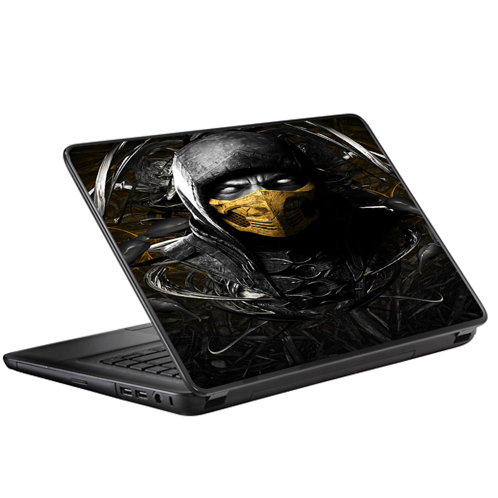  Scorpion Ninja Masked Universal 13 to 16 inch wide laptop Skin