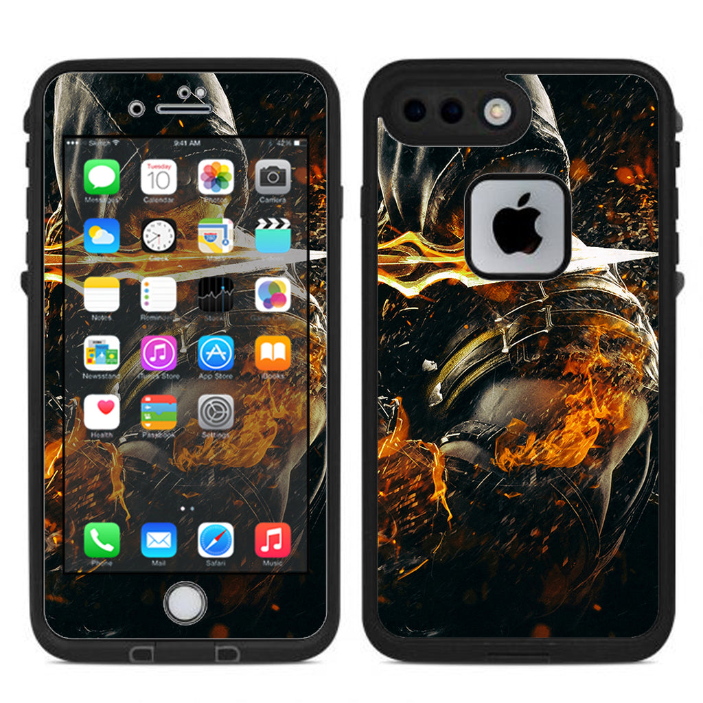  Scorpion With Flaming Sword Lifeproof Fre iPhone 7 Plus or iPhone 8 Plus Skin