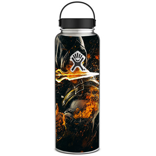  Scorpion With Flaming Sword Hydroflask 40oz Wide Mouth Skin