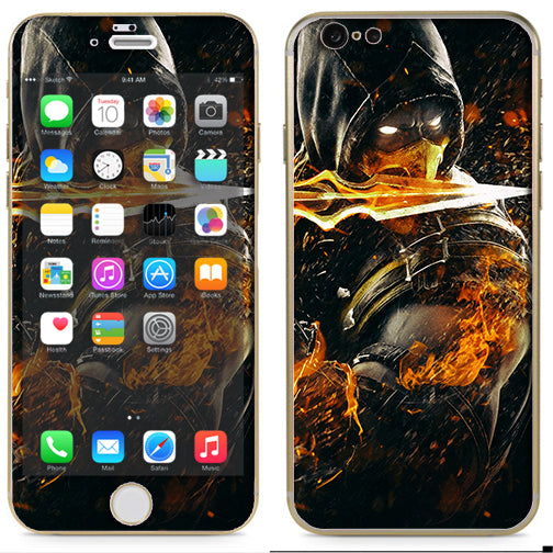  Scorpion With Flaming Sword Apple 6 Skin
