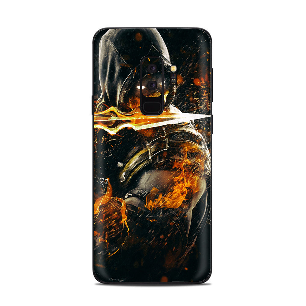  Scorpion With Flaming Sword Samsung Galaxy S9 Plus Skin