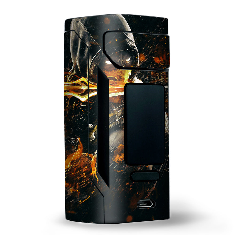  Scorpion With Flaming Sword Wismec RX2 20700 Skin